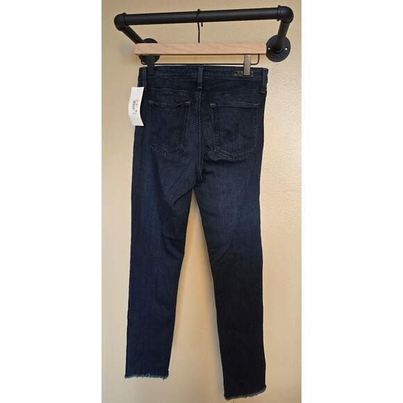 AG Adriano Goldschmeid New With Tags cigarette leg dark denim jeans size 27 - Picture 4 of 12